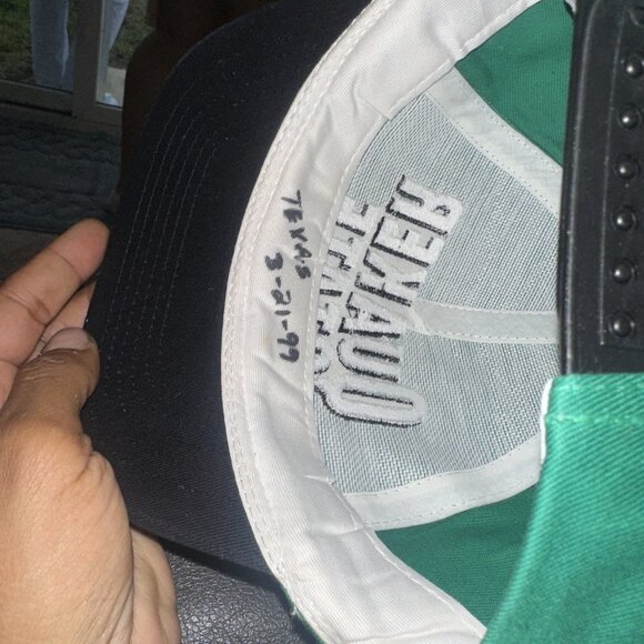 Vintage KC QUAKER STATE (Adjustable Snap Back) Cap RARE NASCAR 1990s Ships FAST - Picture 5 of 5